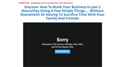 Desktop Screenshot of parttimebusinessblueprint.com